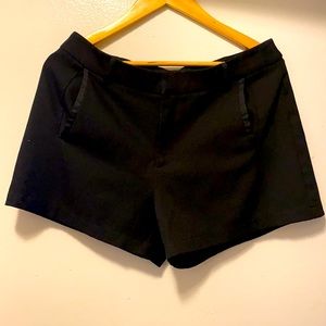 Black tuxedo short short. Sophie Rue shorts